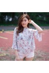 Floral Blouse 플라워 패턴 꽃 무늬 블라우스
